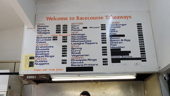 Racecourse Takeaways